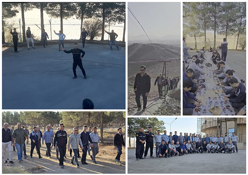 همایش کوه‌پیمایی و ورزش صبحگاهی کارگران در سیمان سپاهان